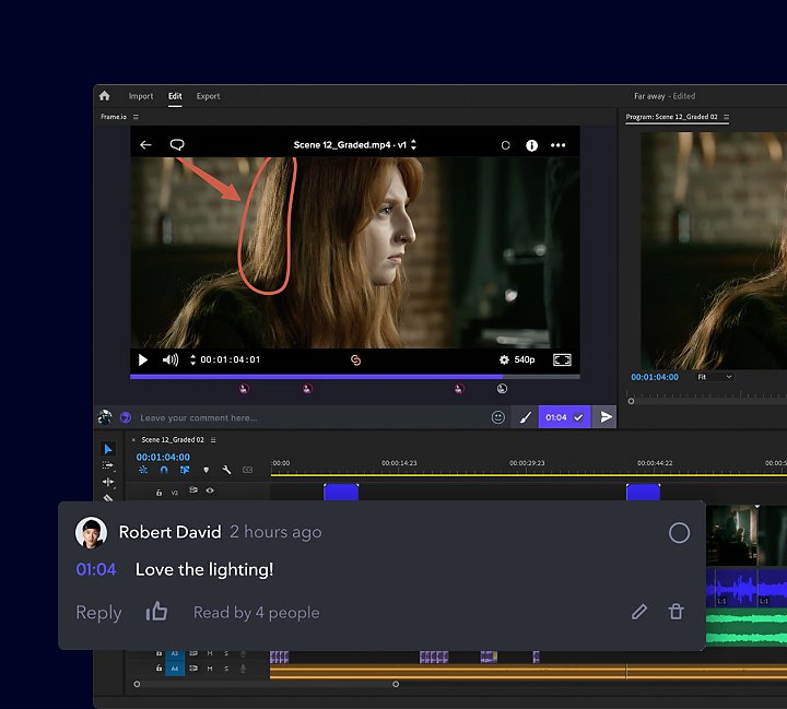 ビデオのレビューと共同作業 | Frame.io for Premiere Pro ビデオのレビューと共同作業 | Frame.io for Premiere Pro